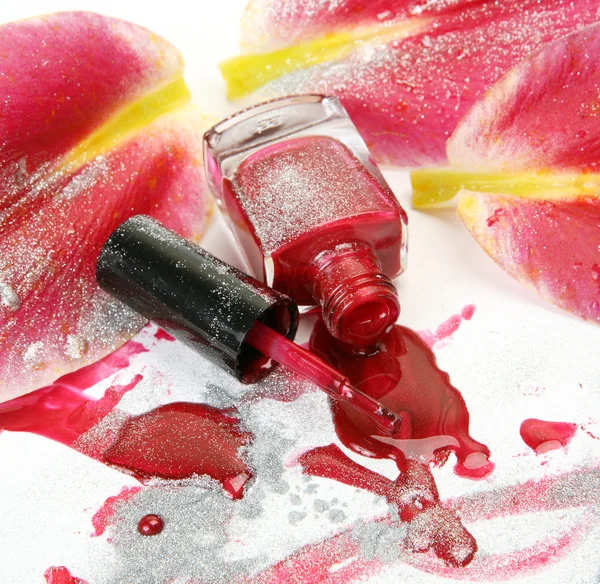 Color nail polish — Stock Photo, Image