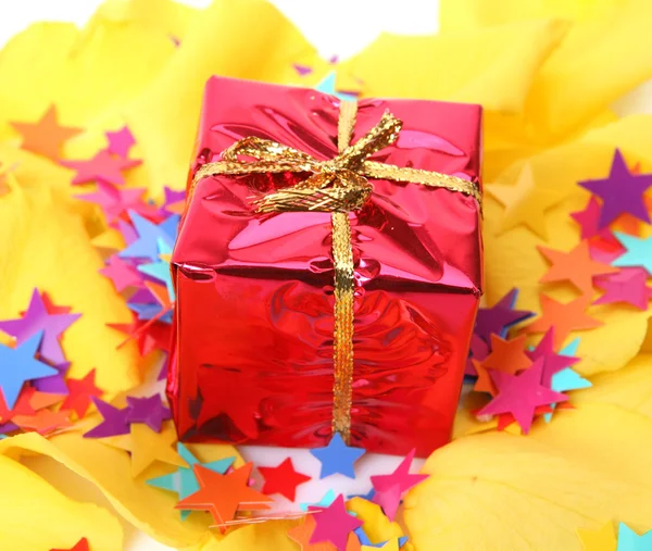 Box with a gift — Stock Photo, Image