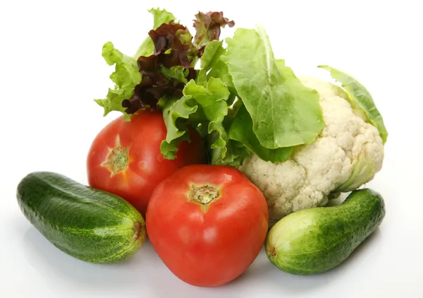 Frisches Gemüse als Diätfutter — Stockfoto