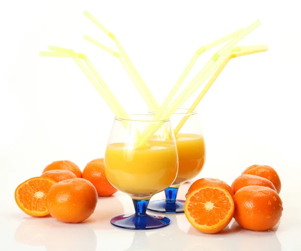 Mogen frukt och juice — Stockfoto
