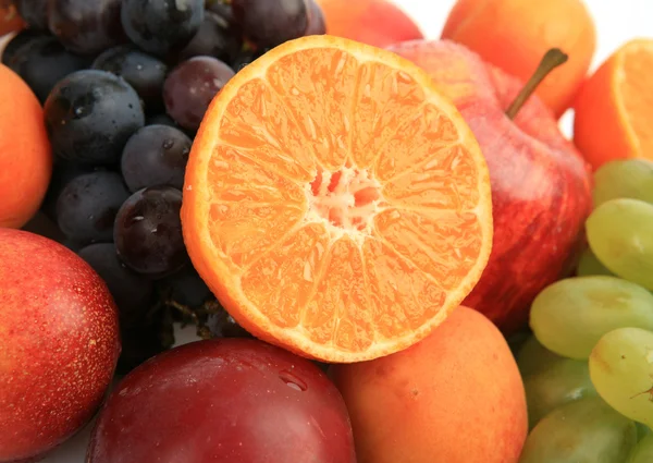 Frutta matura per un mangime sano — Foto Stock