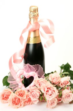 Şampanya ve güller