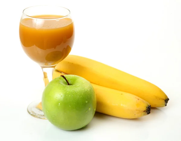 Ripe fruit and juice for a dietary feed — Stock Photo, Image