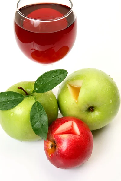 Mogen frukt och juice för en diet foder — Stockfoto