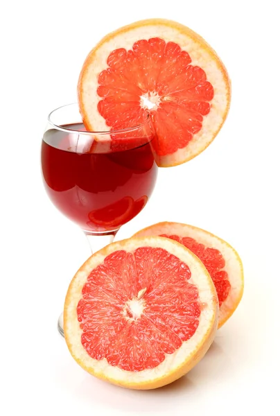 Mogen frukt och juice för en diet foder — Stockfoto