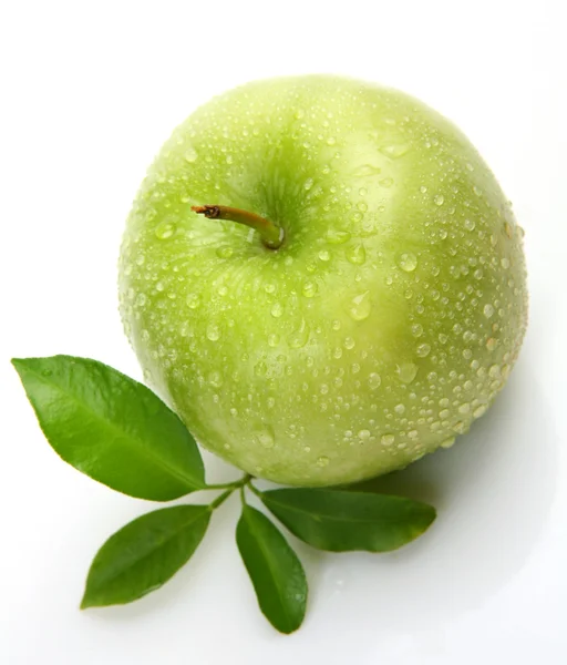 Grönt äpple — Stockfoto