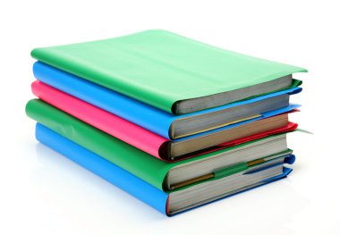 Beyaz arkaplan üzerine kitaplar