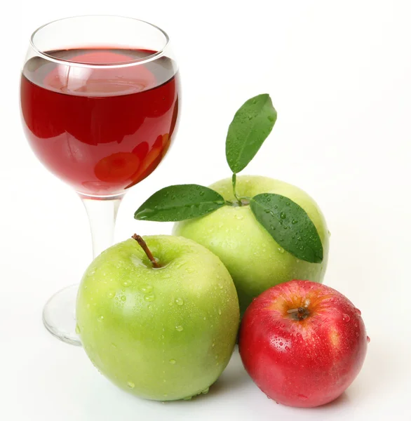 Ripe fruit and juice — Stock Photo, Image