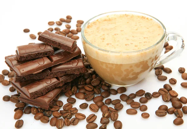 Café y chocolate — Foto de Stock