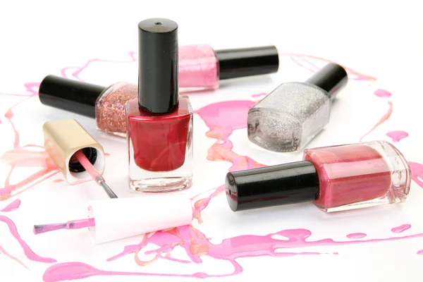 Color nail polish — Stock Photo, Image