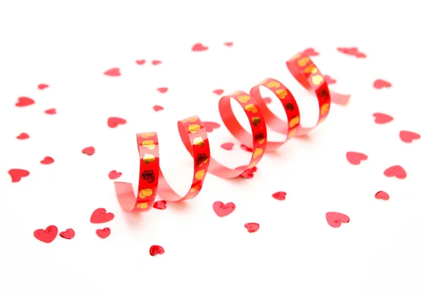 Confetti and streamer — Stock Photo, Image