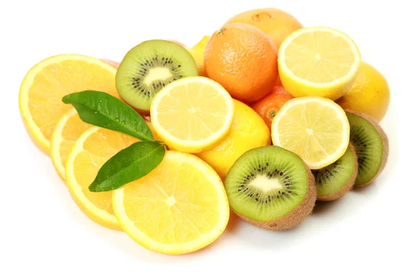 Зрізати фрукти для здорового харчування — стокове фото