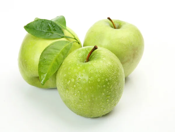 Grönt äpple — Stockfoto