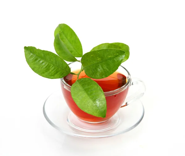 Mug with tea — Stock Photo, Image