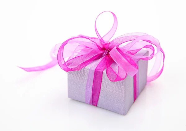 Gift on a white background — Stock Photo, Image