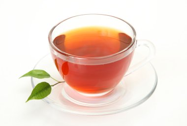 çay ve yeşil yaprak