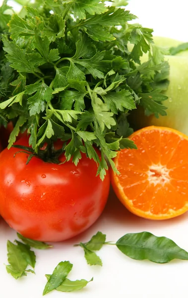 Frisches Obst und Gemüse — Stockfoto