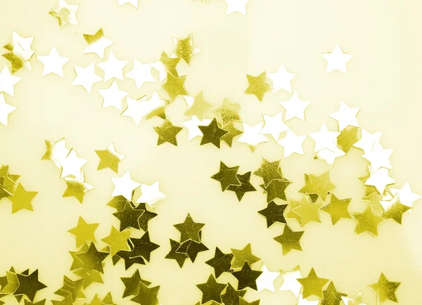 Guld Confetti — Stockfoto