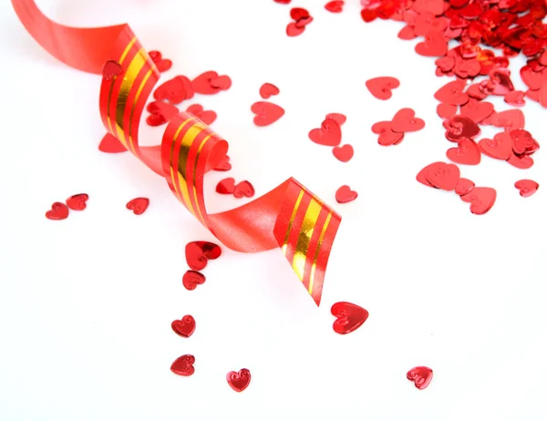 Confetti and streamer — Stock Photo, Image