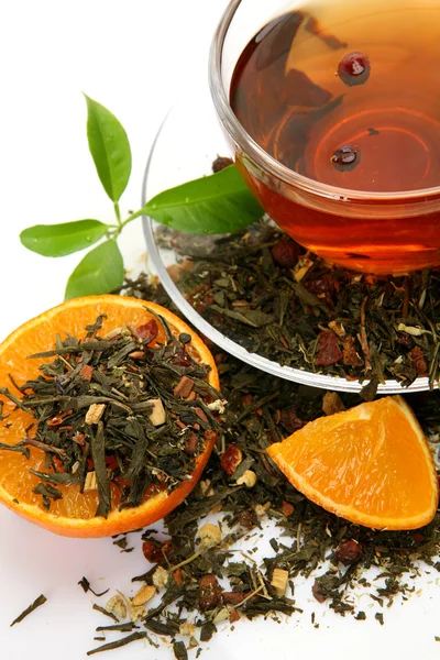 Té y fruta — Foto de Stock