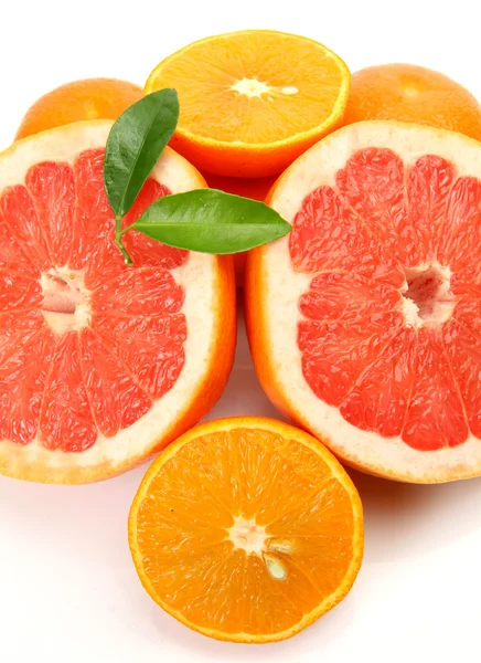 Мандарины и апельсины — стоковое фото