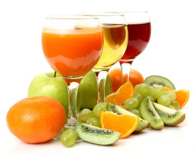 Taze meyve ve meyve suyu.