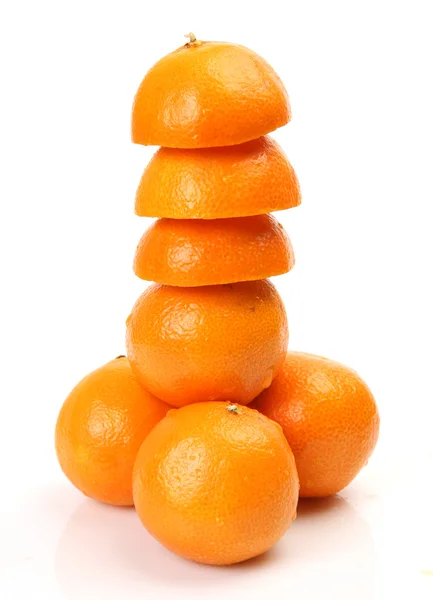 Стиглі мандаринами — стокове фото