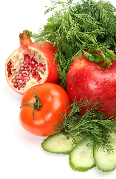 Ripe fruit and vegetables — Stock Photo, Image