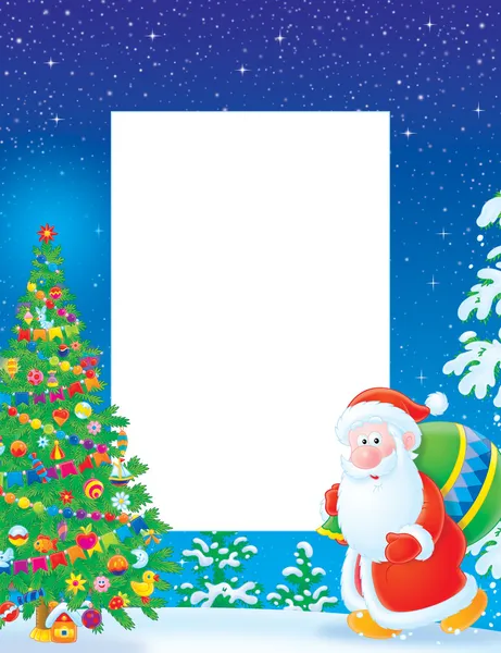 Christmas border — Stock Photo, Image