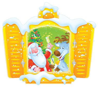 Noel Baba ve Noel Kutlamaları Ren geyiği
