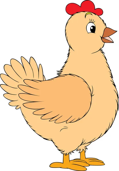 卡通母鸡 — 图库矢量图片