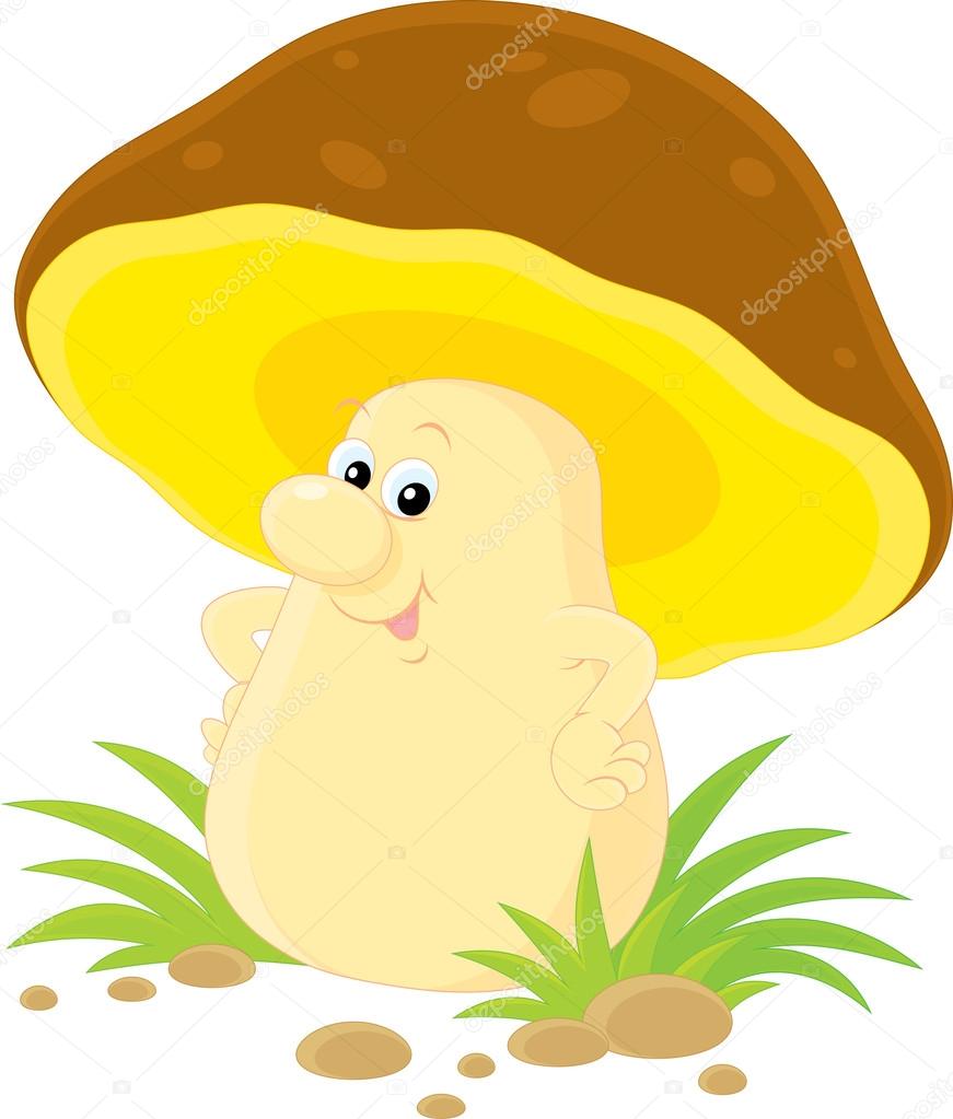 Yellow mushroom character