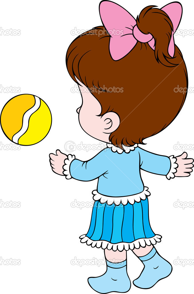 Girl with a ball