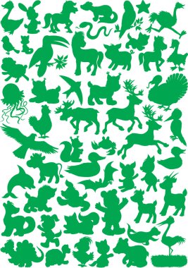 hayvan silhouettes
