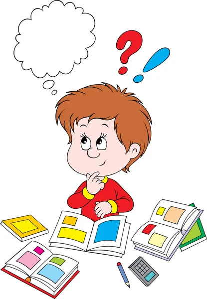 Colegial — Vector de stock