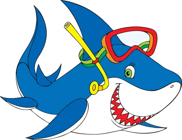Žralok potápěč — Stockový vektor