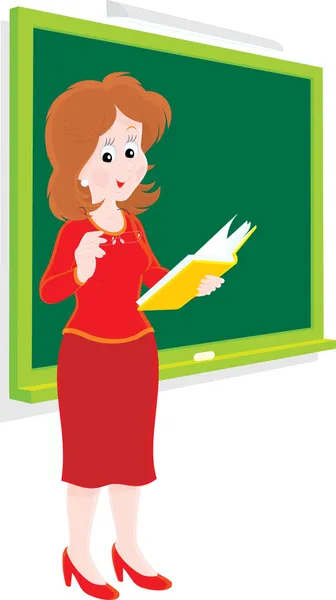 Nauczyciel w szkole — Wektor stockowy