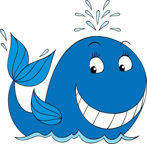 Ballena — Vector de stock