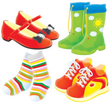 Ayakkabı, çorap, gumboots ve