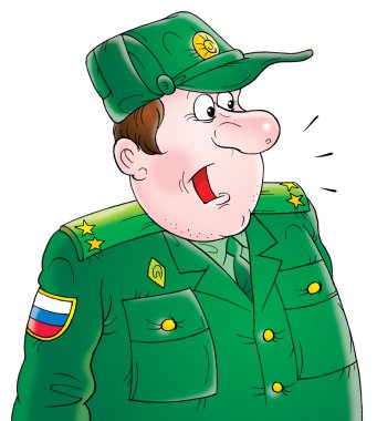 karikatür asker