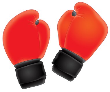 airbrushed çift Boks eldiveni