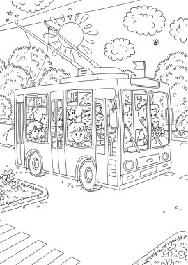 insanlar ortak bir tramvay kullanarak