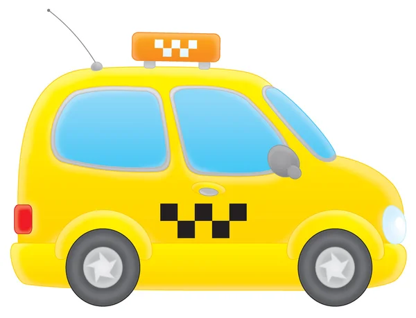 Yellow taxi — Stock Photo, Image