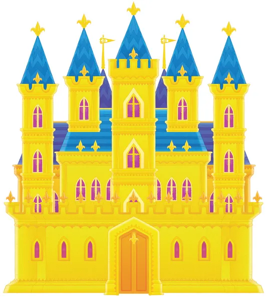 Golden castle — Stock Photo, Image