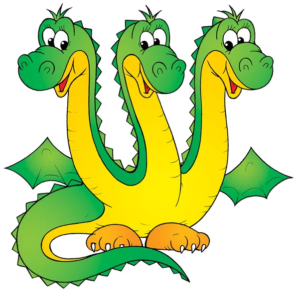 Yeşil üç başlı ejderha