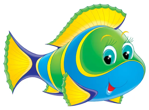 Fish with blue eyes — Stock Photo, Image