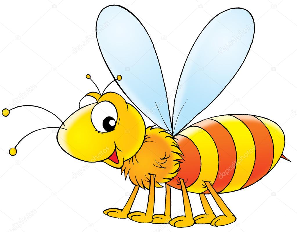 Cartoon wasp