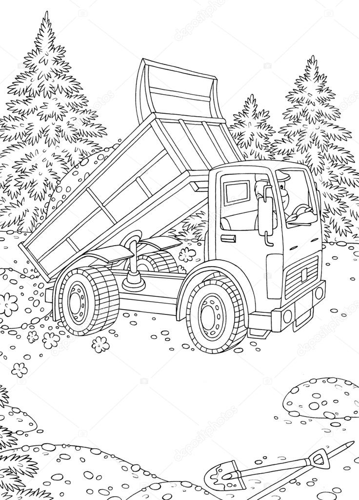 Dumper Vrachtwagen Stockfoto Alexbannykh 31116663