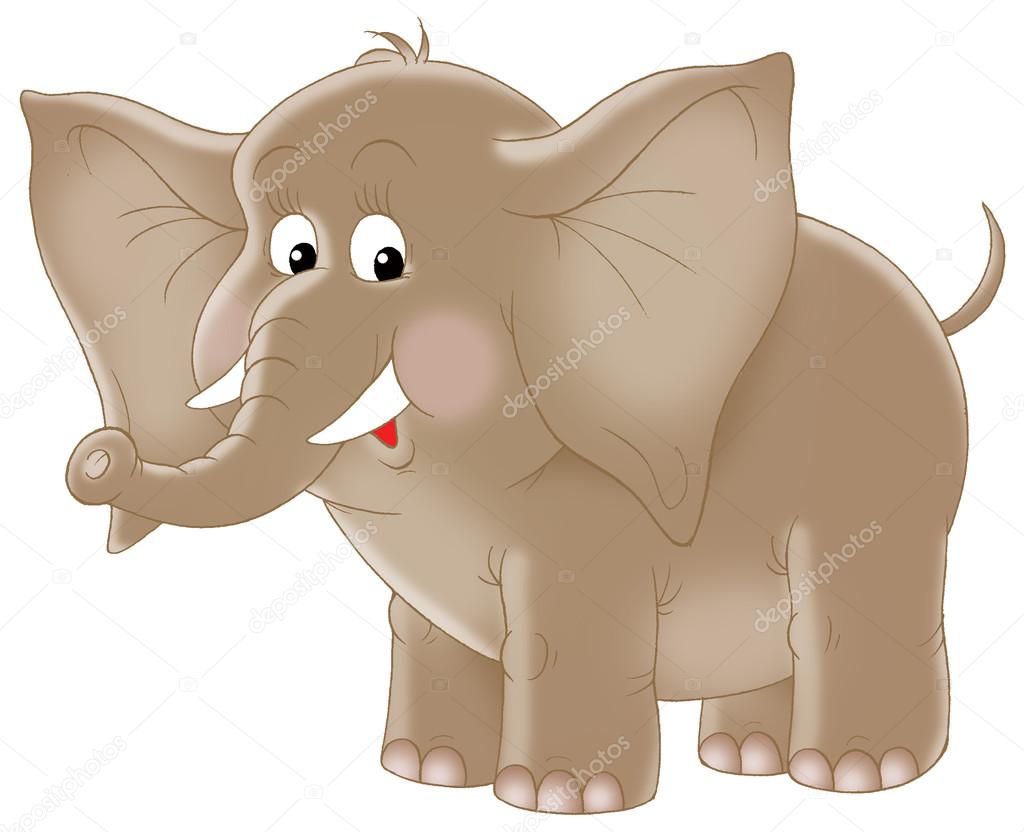 Gajah Kartun Stok Foto