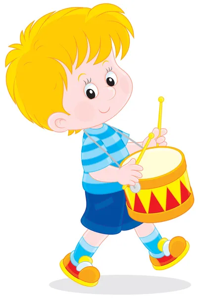 Little drummer — Stockvector